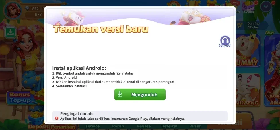 Screenshot JJ62 – Slot Online Terpercaya